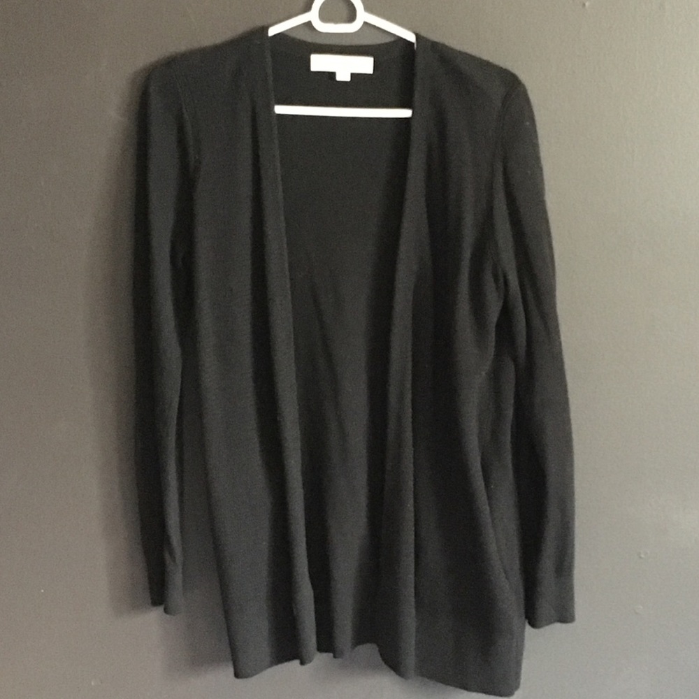 Textured Front Open Cardigan